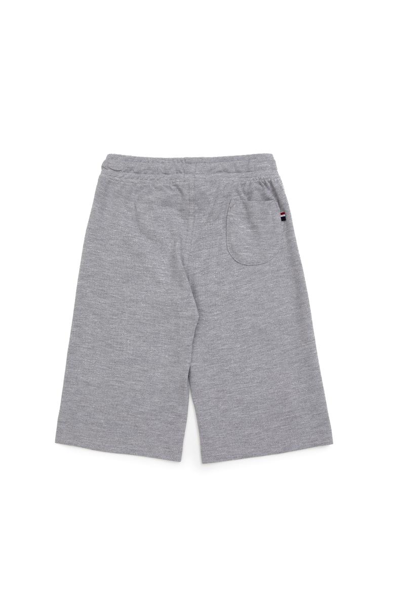 Erkek Bebek Gri Melanj Örme Şort - 50252169074