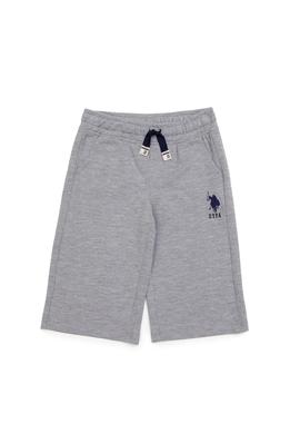 Erkek Bebek Gri Melanj Örme Şort - 50252169074