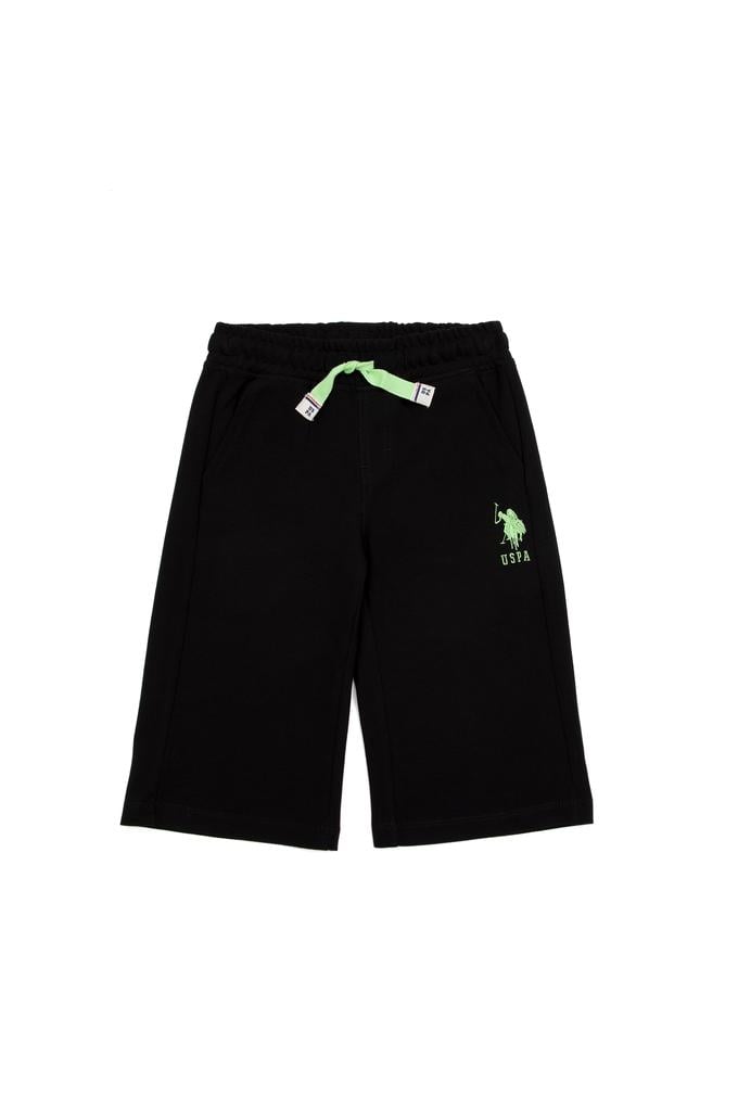 Erkek Bebek Siyah Örme Şort