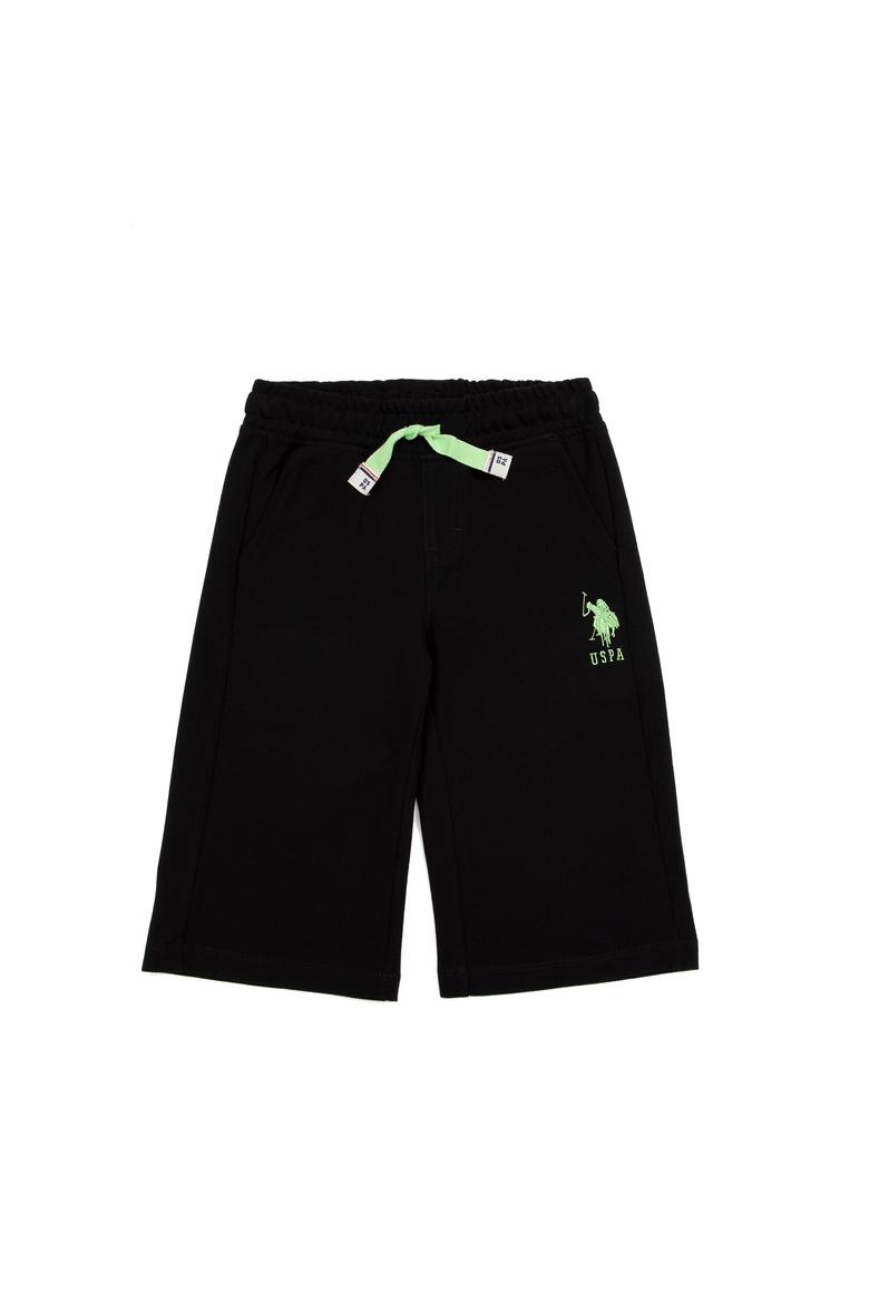 Erkek Bebek Siyah Örme Şort