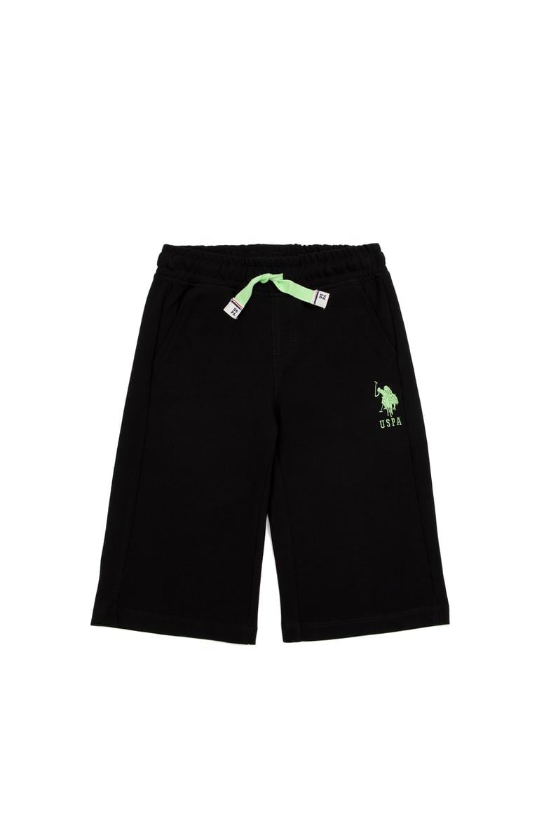 Erkek Bebek Siyah Örme Şort