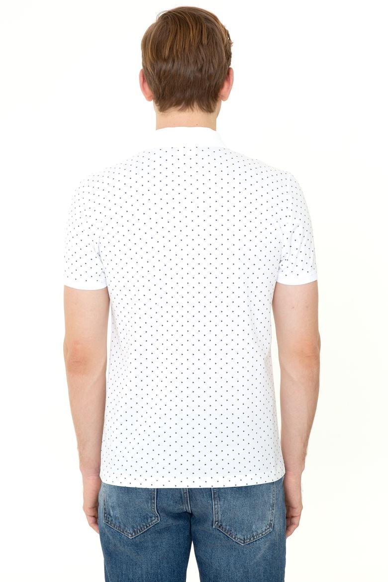Erkek Beyaz Polo Yaka Tişört - 50247801003