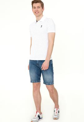 Erkek Beyaz Polo Yaka Tişört - 50247801003