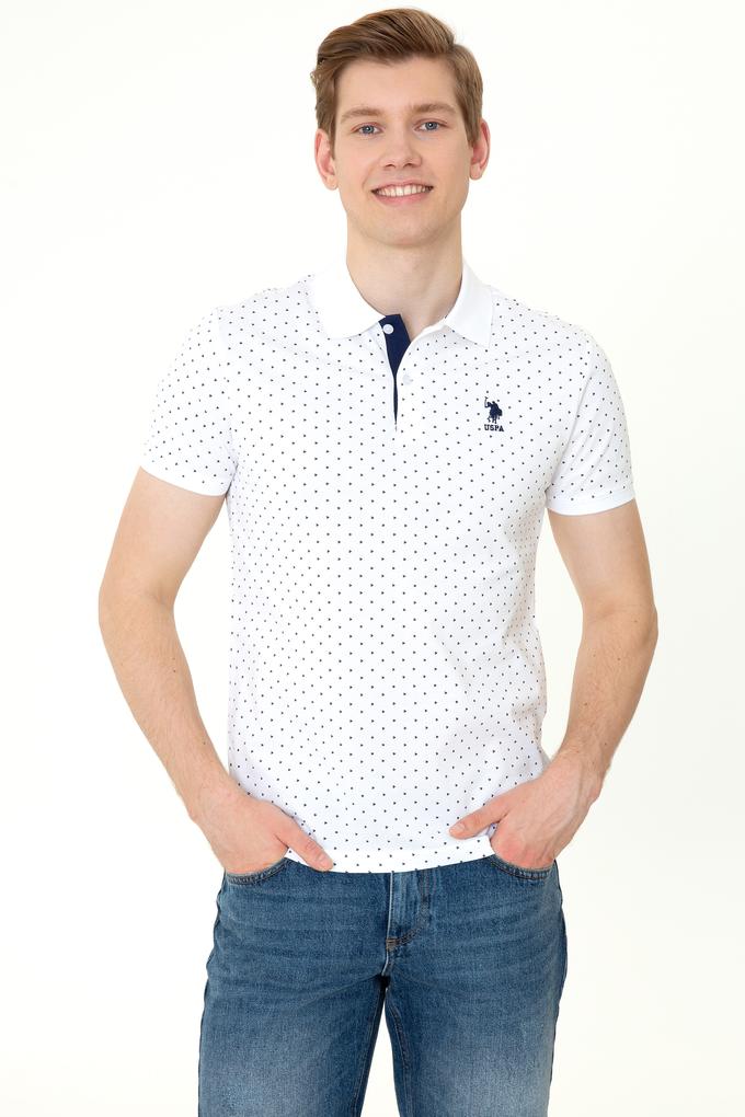 Erkek Beyaz Polo Yaka Tişört