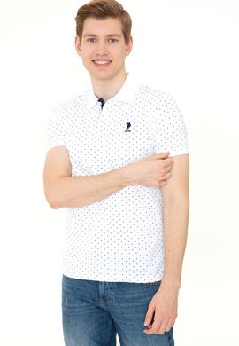 Erkek Beyaz Polo Yaka Tişört - 50247801003