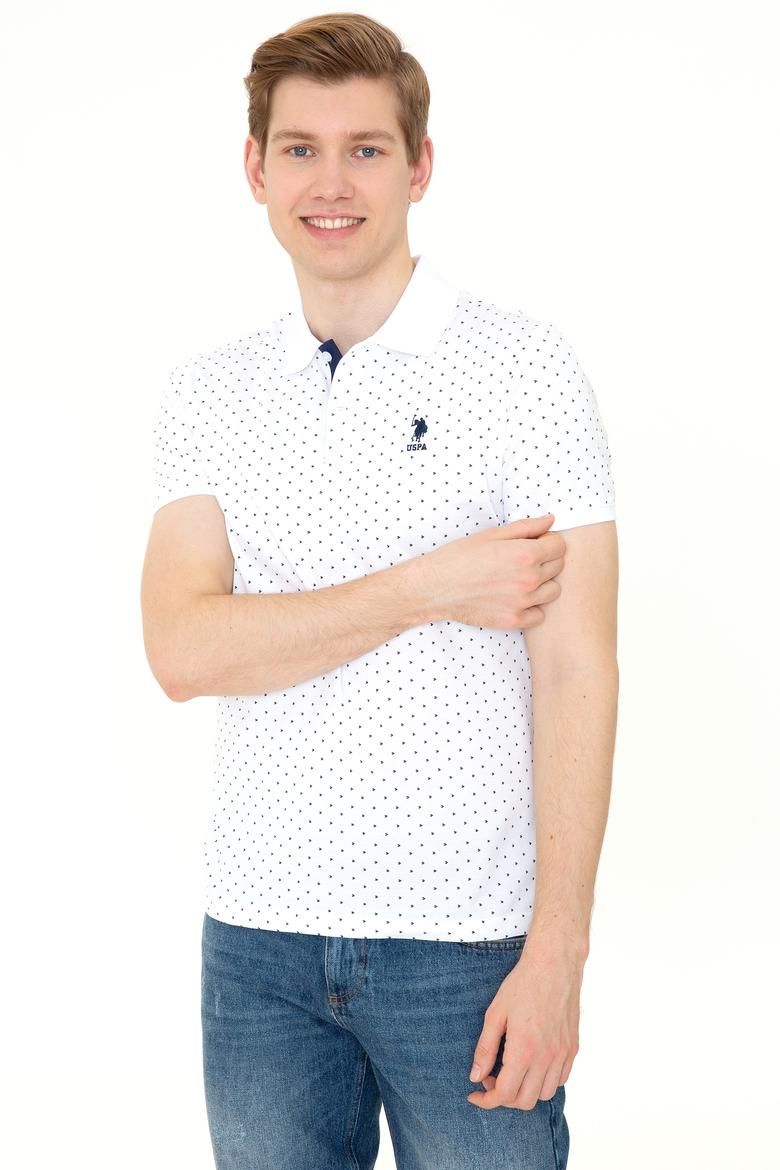 Erkek Beyaz Polo Yaka Tişört - 50247801003