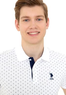 Erkek Beyaz Polo Yaka Tişört - 50247801003