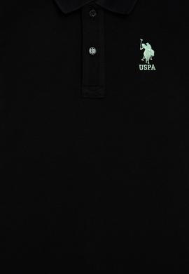 Erkek Çocuk Siyah Basic Polo Yaka Tişört - 50249283099