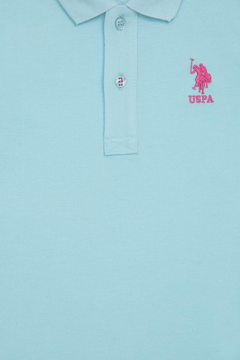 Erkek Bebek Açık Mavi Basic Polo Yaka Tişört - 50252176160