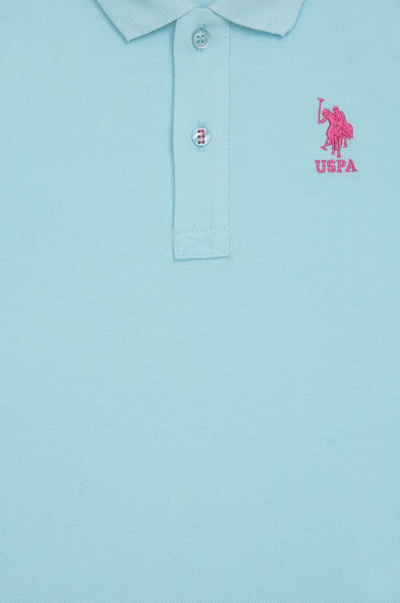 Erkek Çocuk Açık Mavi Basic Polo Yaka Tişört