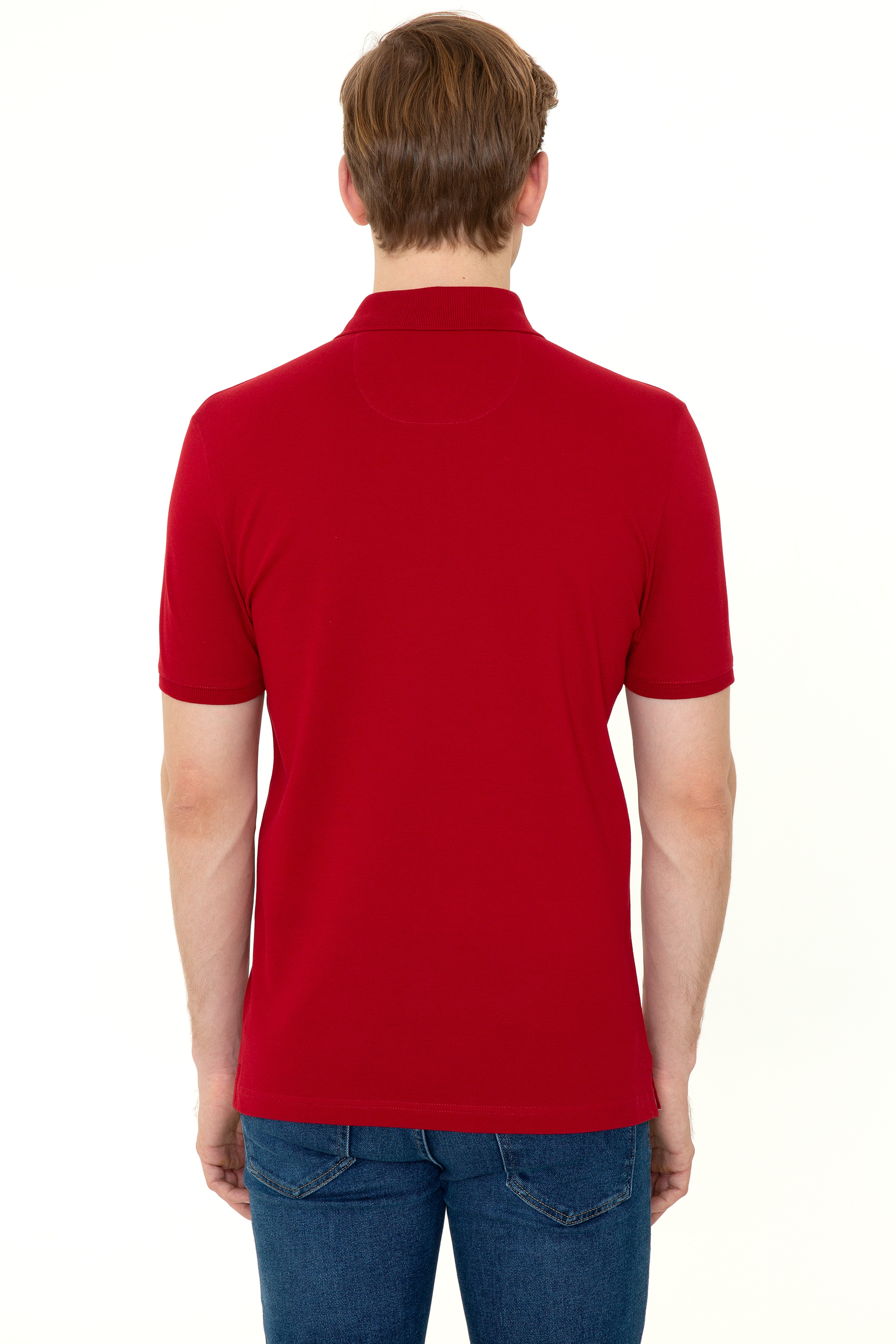Erkek Bordo Basic Tişört