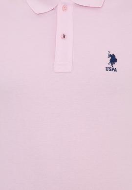 Erkek Pudra Polo Yaka Basic T-Shirt - 50249153148
