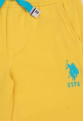 Çocuk Açık Sarı Örme Şort - 50246131042