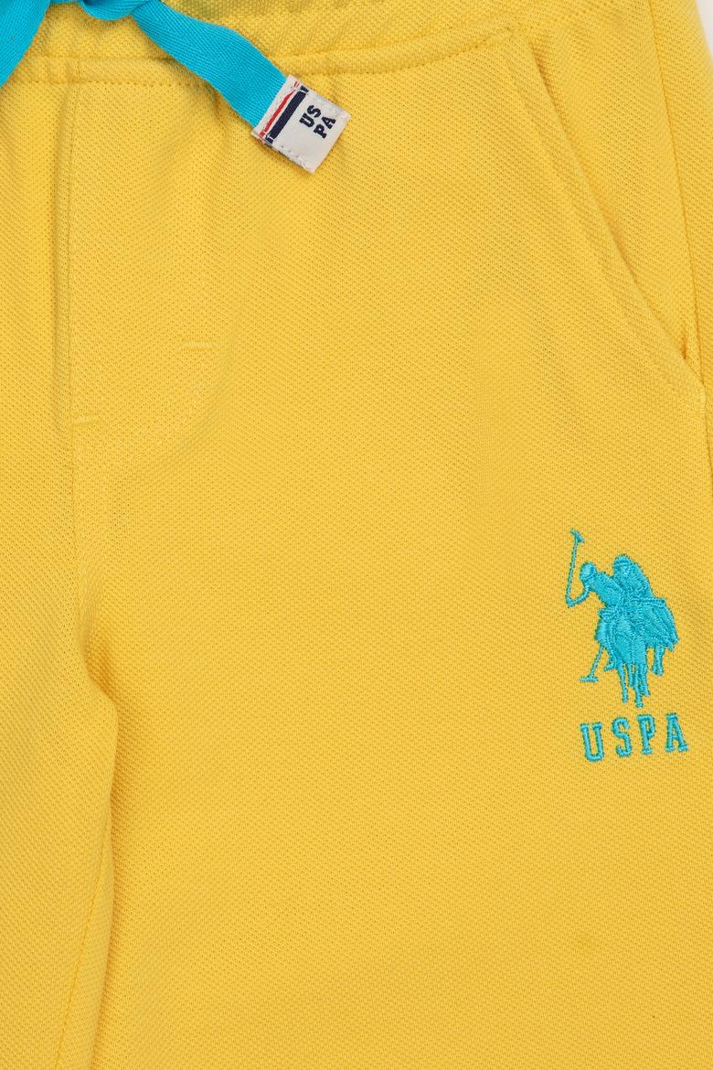 Çocuk Açık Sarı Örme Şort - 50246131042