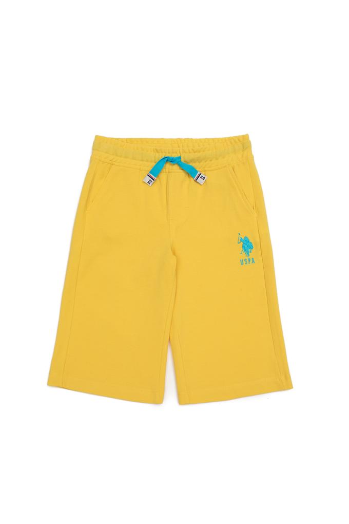 Çocuk Açık Sarı Örme Şort