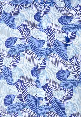 Erkek Mavi Kısa Kollu Gömlek - 50247596007