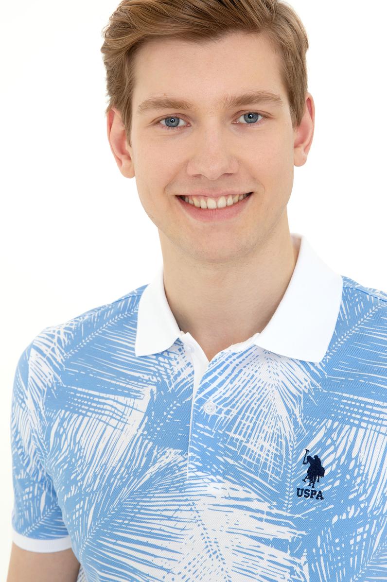 Erkek Koyu Mavi Polo Yaka Tişört