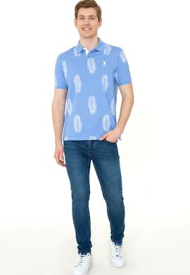 Erkek Koyu Mavi Polo Yaka Tişört - 50248507007