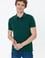 Erkek Koyu Yeşil Basic Polo Yaka Tişört