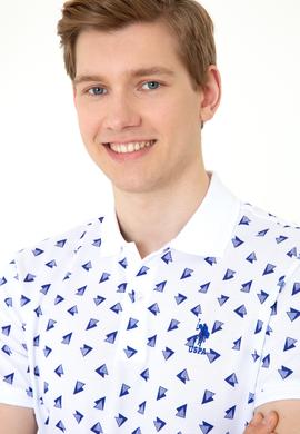 Erkek Beyaz Polo Yaka Tişört - 50249181010