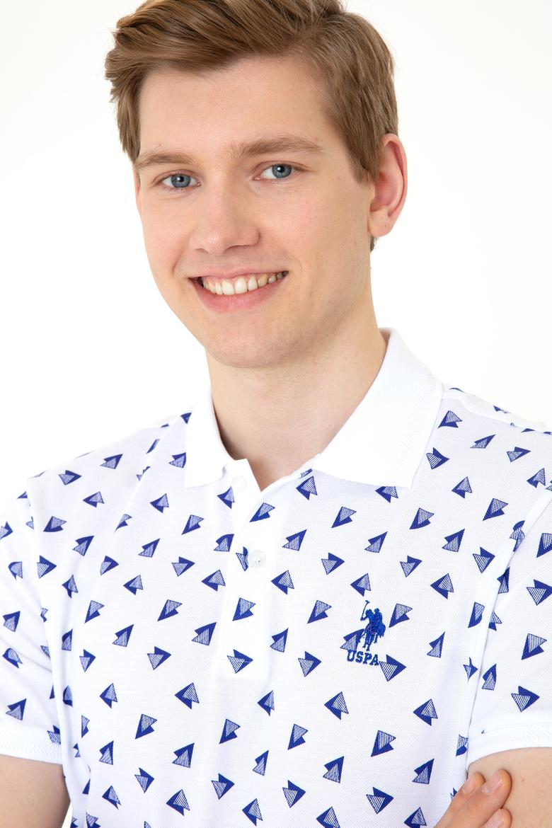 Erkek Beyaz Polo Yaka Tişört - 50249181010