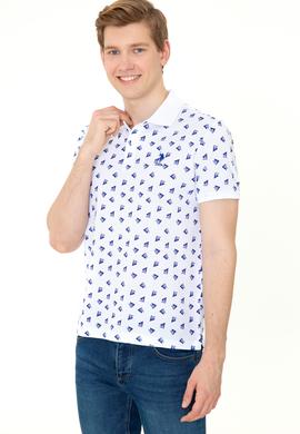 Erkek Beyaz Polo Yaka Tişört - 50249181010