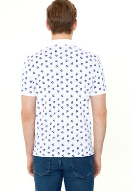Erkek Beyaz Polo Yaka Tişört - 50249181010