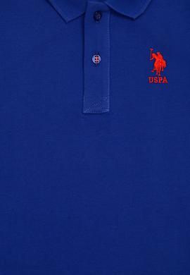 Erkek Çocuk Mavi Basic Polo Yaka Tişört - 50249283209