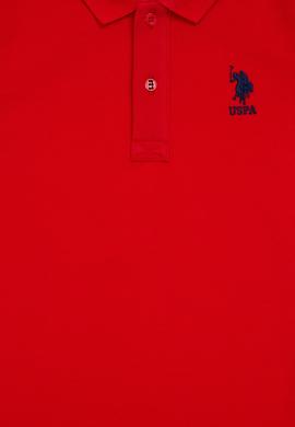 Erkek Bebek Kırmızı Basic Polo Yaka Tişört - 50252176177