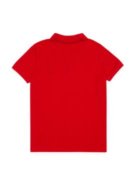 Erkek Bebek Kırmızı Basic Polo Yaka Tişört - 50252176177