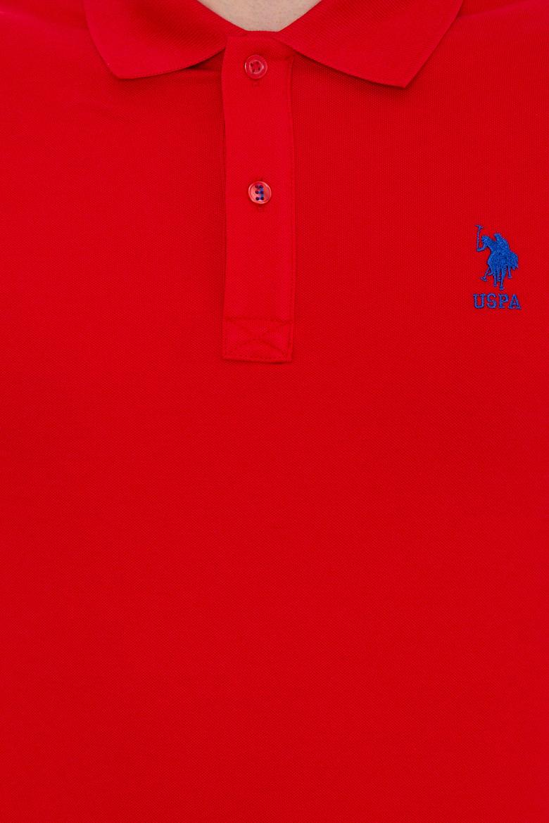 Erkek Kırmızı Polo Yaka Basic T-Shirt - 50250001126