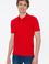 Erkek Kırmızı Polo Yaka Basic T-Shirt