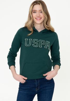 Kadın Koyu Yeşil Basic Sweatshirt - 50249241067