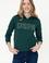 Kadın Koyu Yeşil Basic Sweatshirt