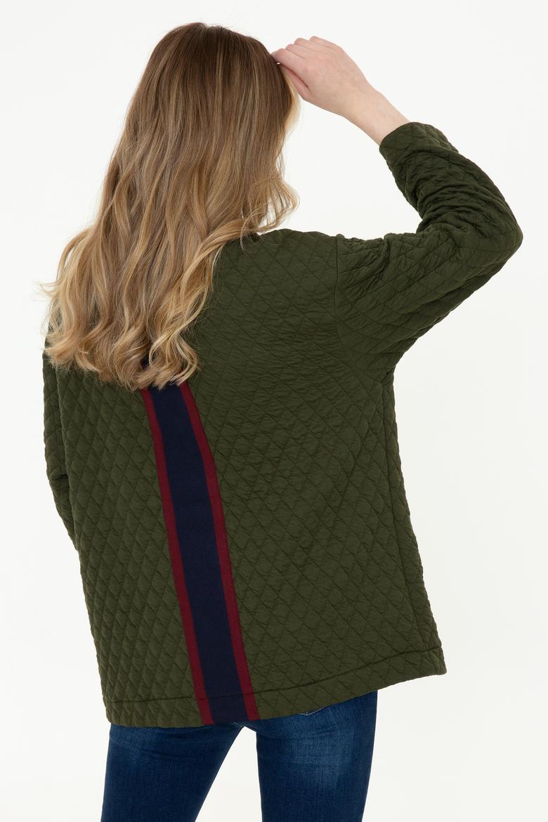 Kadın Haki Sweatshirt - 50240762007