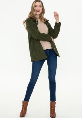 Kadın Haki Sweatshirt - 50240762007