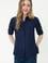 Kadın Lacivert Uzun Kollu Basic Gömlek
