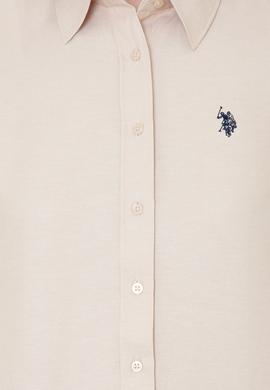 Kadın Camel Uzun Kollu Basic Gömlek - 50253658083