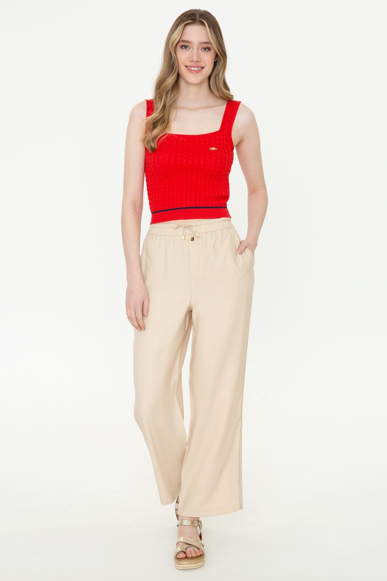 Kadın Kırmızı Kazak - 50254496018