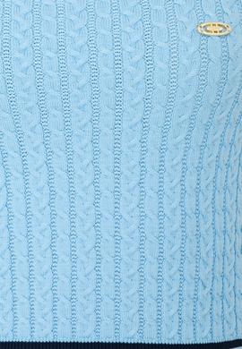 Kadın Açık Mavi Bisiklet Yaka Kazak - 50254496004