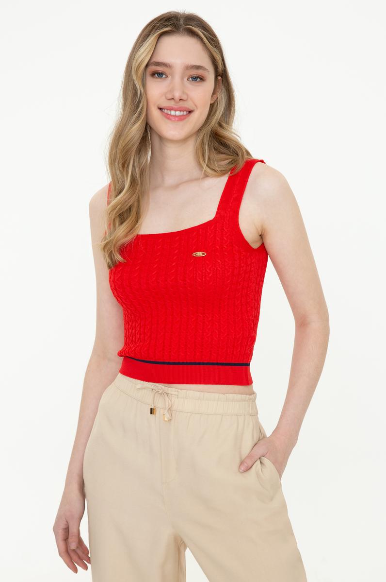 Kadın Kırmızı Kazak