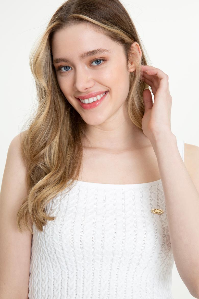 Kadın Ekru Kazak - 50254496010