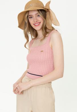 Kadın Manolya Askılı Triko Kazak - 50254496027