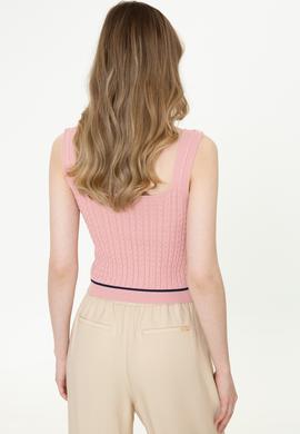 Kadın Manolya Askılı Triko Kazak - 50254496027