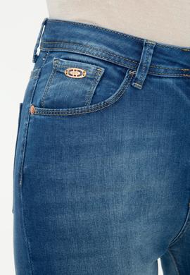 Kadın Mavi Skinny High Waist Fit Jean Pantolon - 50246901004