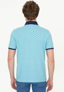 Erkek Turkuaz Polo Yaka Tişört - 50248937034