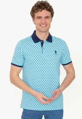 Erkek Turkuaz Polo Yaka Tişört - 50248937034