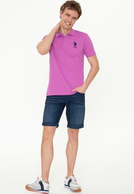 Erkek Menekşe Polo Yaka T-Shirt - 50247357184