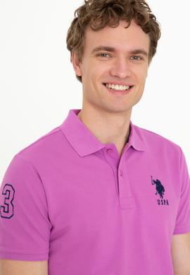 Erkek Menekşe Polo Yaka T-Shirt - 50247357184