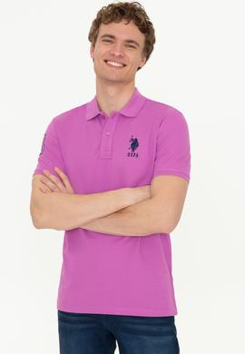 Erkek Menekşe Polo Yaka T-Shirt - 50247357184